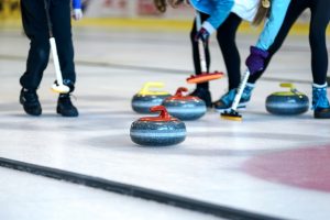 curling competition, competition, action